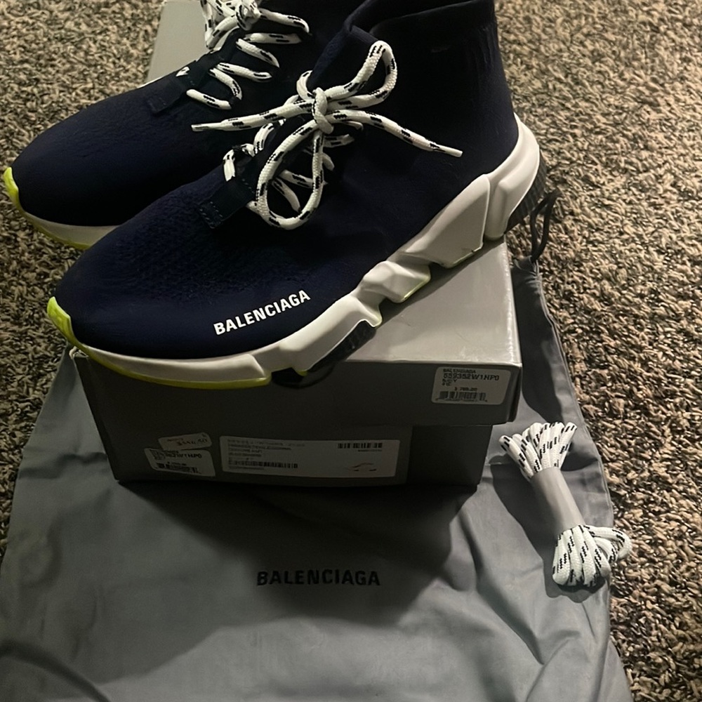 Balenciaga shoes women size 41 navy
